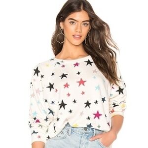 MONROW BY REVOLVE STAR CREWNECK SWEATER!